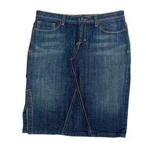 People’s Liberation Irene Pencil Side Slit Denim Skirt Size 28 Women’s